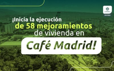 INVISBU socializó la ejecución de 58 mejoramientos de vivienda en Café Madrid