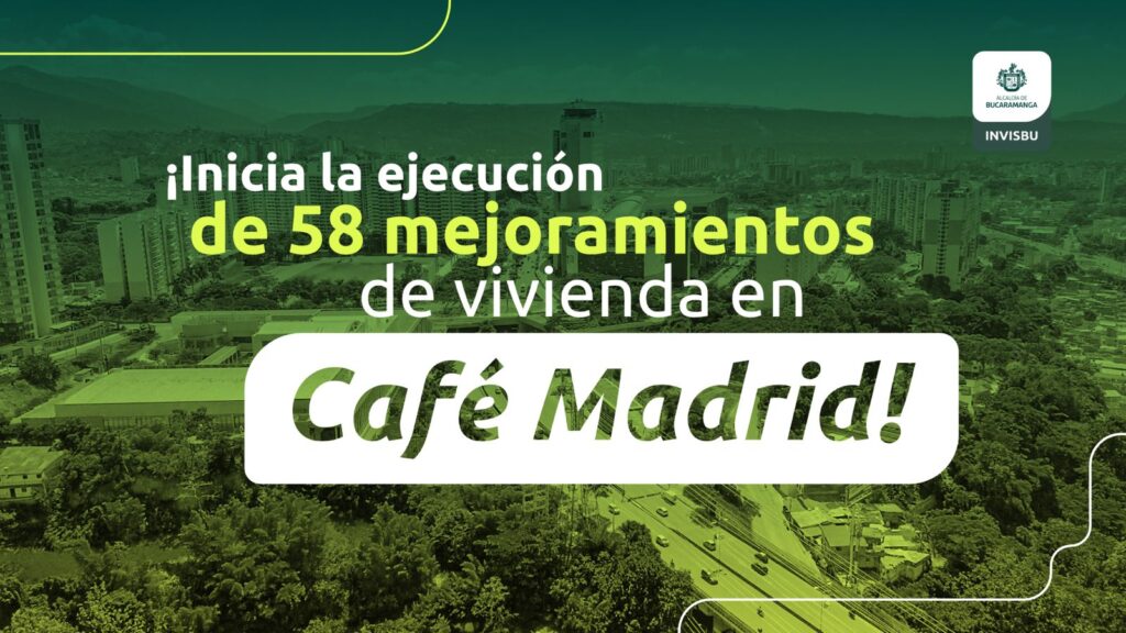 INVISBU socializó la ejecución de 58 mejoramientos de vivienda en Café Madrid