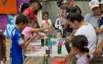 Bucarasanta se llena de arte urbano en la Comuna 14