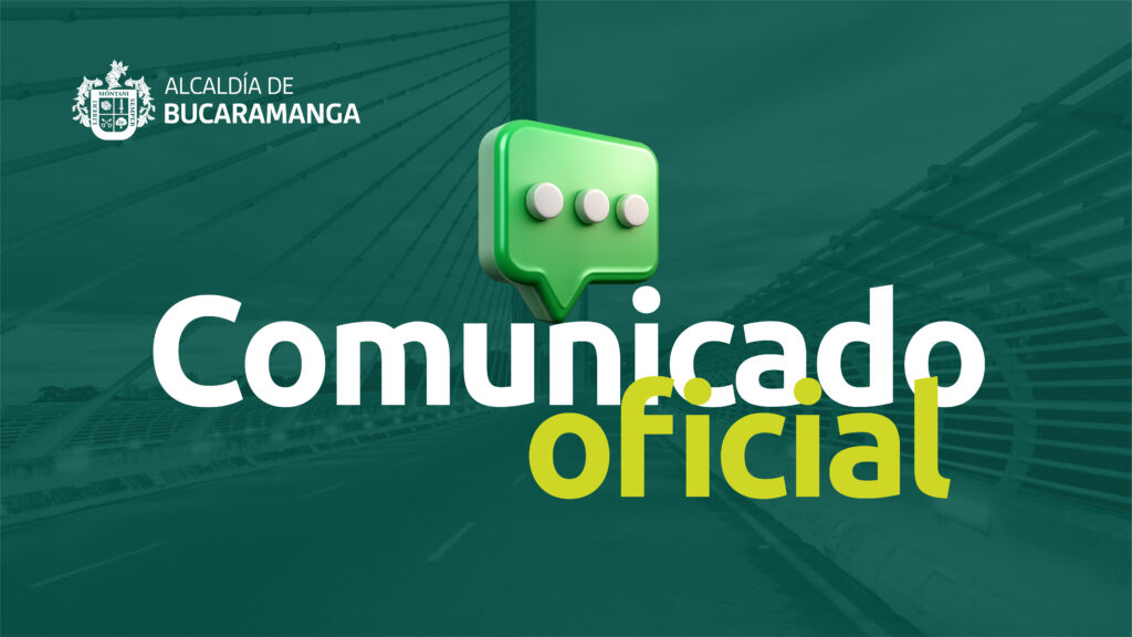 Comunicado oficial: frente a incidente presentado en el Portal de Girón
