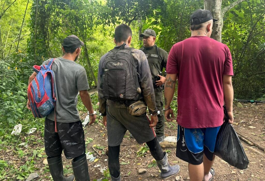 Van 27 capturados por minería ilegal este año en Bucaramanga