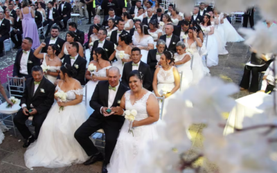 Estas son las 60 parejas del matrimonio colectivo en Bucaramanga