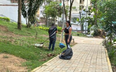 Cerca de 40 infractores embellecen el parque Los Sarrapios en jornada comunitaria