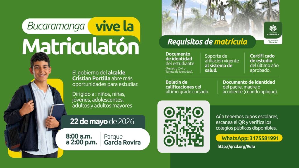 Llega por primera vez la Matriculatón a Bucaramanga