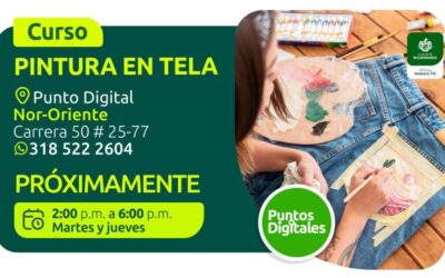 Punto Digital Nor-Oriente abre inscripciones para curso gratuito de Pintura en Tela