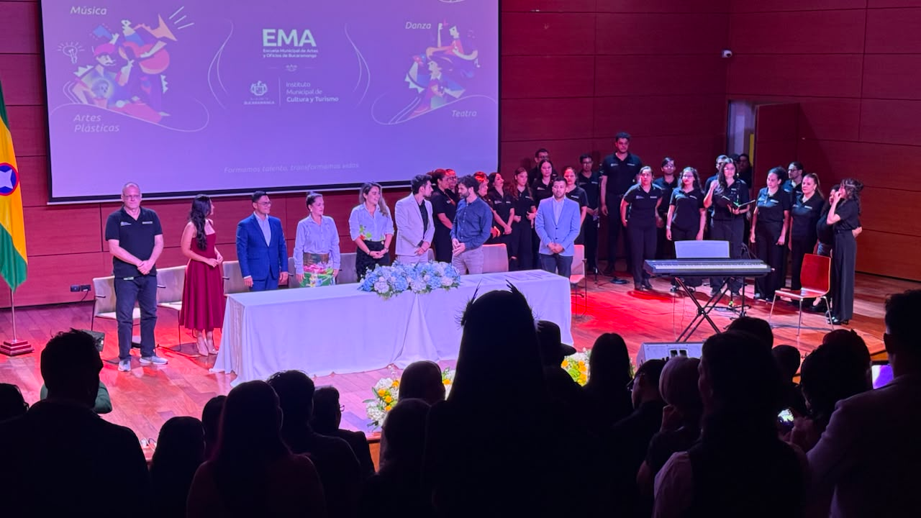 La EMA entrega a Bucaramanga 70 nuevos embajadores del arte y la cultura
