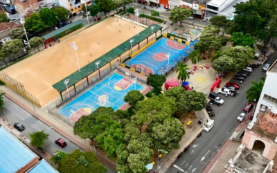 Así va la intervención a 11 parques de Bucaramanga