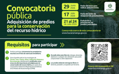 Abierta convocatoria para adquirir predios de conservación
