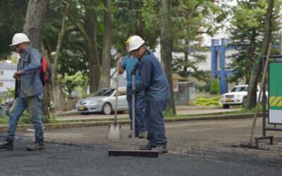 Bucaramanga acelera la recuperación de su malla vial: más de 4 mil metros cuadrados intervenidos en 15 días