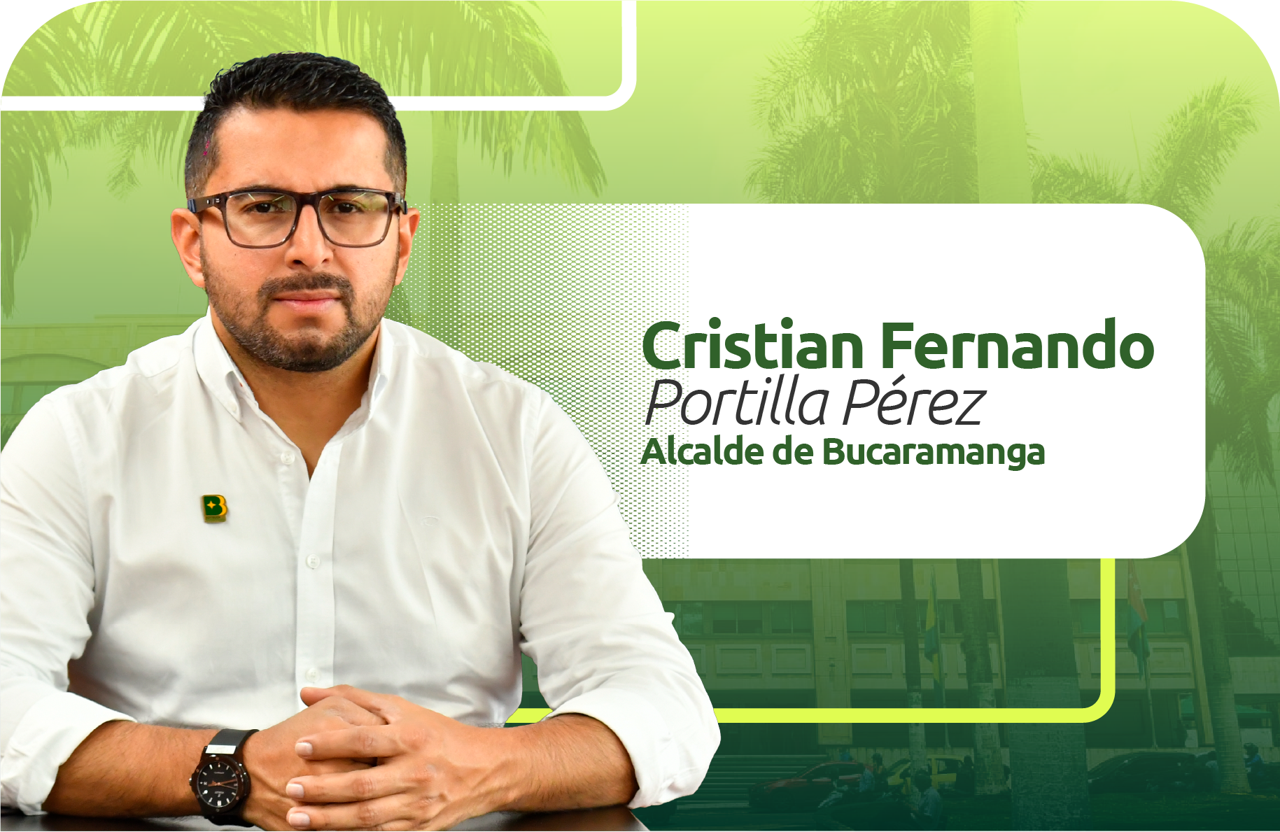 Cristian Fernando Portilla Pérez, Alcalde de Bucaramanga