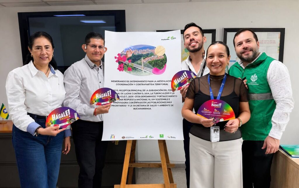Bucaramanga fortalece la respuesta al VIH con alianza estratégica junto al Fondo Mundial y Profamilia