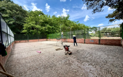 Avanza la obra en el Polideportivo San Juan