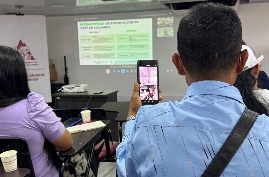 Cafeteros de Bucaramanga se capacitan para exportar directamente al mundo con el respaldo estratégico del IMEBU