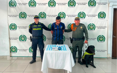 Capturado ciudadano extranjero con más de 100 dosis de cocaÃna en operativo de control de la SecretarÃa del Interior.